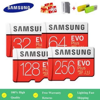 ภาพหน้าปกสินค้าเมมโมรี่การ์ด Samsung Micro Sd Card Sdhc Class 10 Mini Sdxc 4k สีแดง ที่เกี่ยวข้อง