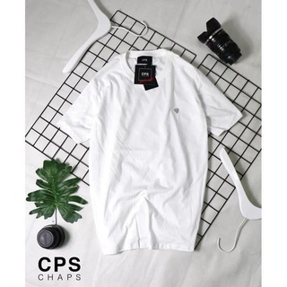 เสื้อยืด CPS แขนสั้น ผ้าคอตตอน ทรงตรงใส่ได้ทั้งหญิงและชาย