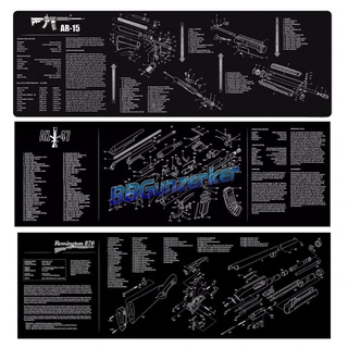 Gun Pad แผ่นยาง Neoprene สำหรับรองงานซ่อม 300x900mm