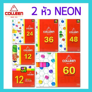สีไม้ Colleen NEON 12,24,36,48,60  สี