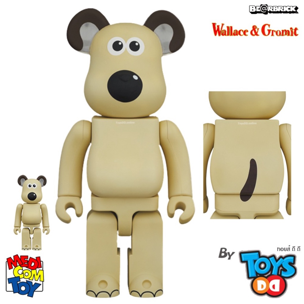 BE@RBRICK TOY - MEDICOM GROMIT 100%＆400%