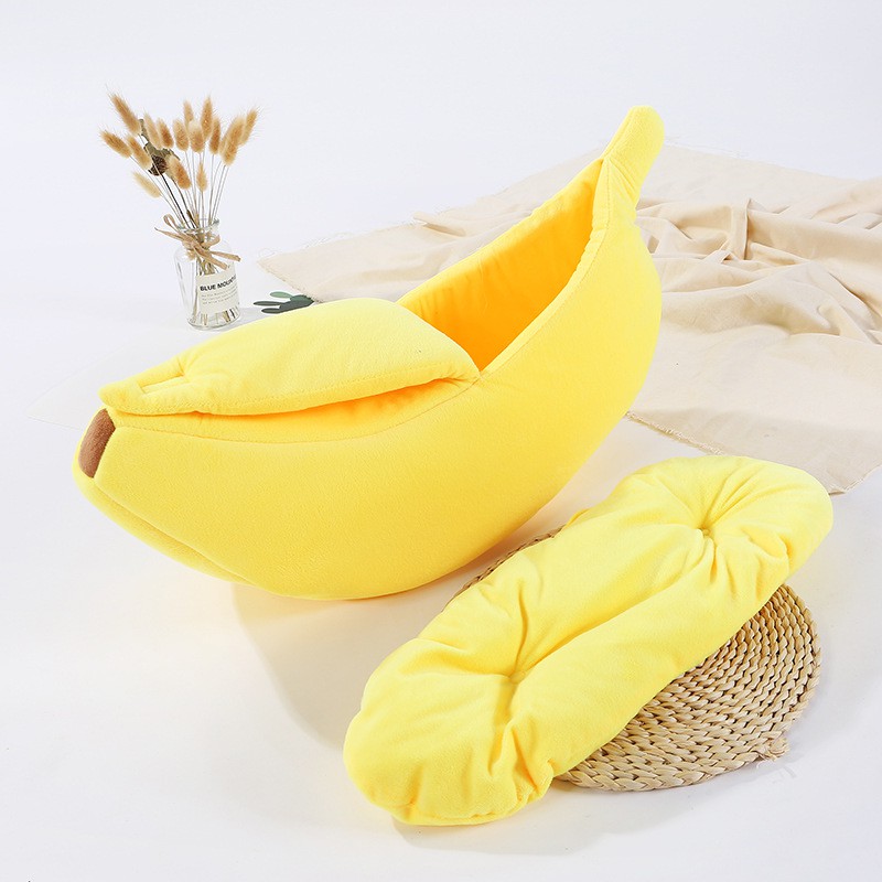 banana-pets-bed-ที่นอนกล้วย-ที่นอนสุนัขแมวรูปกล้วยหอม-ที่นอนแมว-ที่นอนหมา-ที่นอนสัตว์เลี้ยง