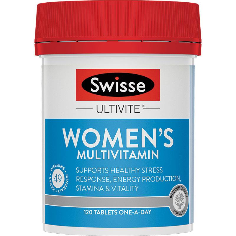 swisse-womens-ultivite-multivitamin-60-120-เม็ด-วิตามินรวมสำหรับผู้หญิงโดยเฉพาะ