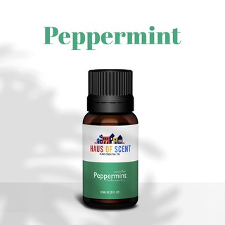 น้ำมันหอมระเหย น้ำมันอโรม่า เปปเปอร์มินต์ (Peppermint) 10 ml.-30 ml.  (Pure Essential Oil) - by Haus of Scent