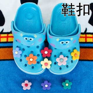 ชุดอุปกรณ์เสริมหัวเข็มขัด รูปดอกไม้ สําหรับตกแต่งรองเท้า Croc Bae Clog jibits