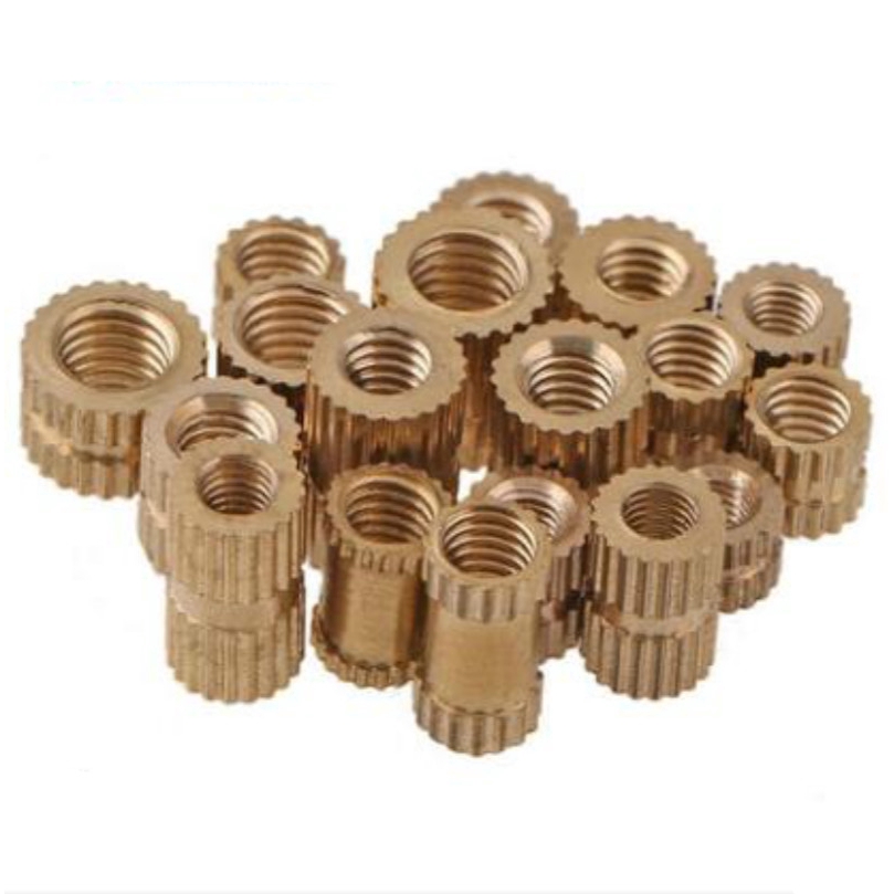 m2-m2-5-ทองแดงฝังทองแดงแทรกฉีดขึ้นรูปถั่ว-knurled-ทองแดง