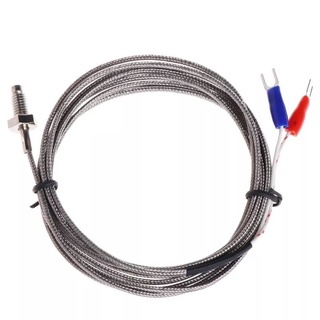 M6สกรู Probe Temperature Sensor Thermocouple K ประเภท0-400องศา2M สำหรับ PID Controller เครื่องวัดอุณหภูม