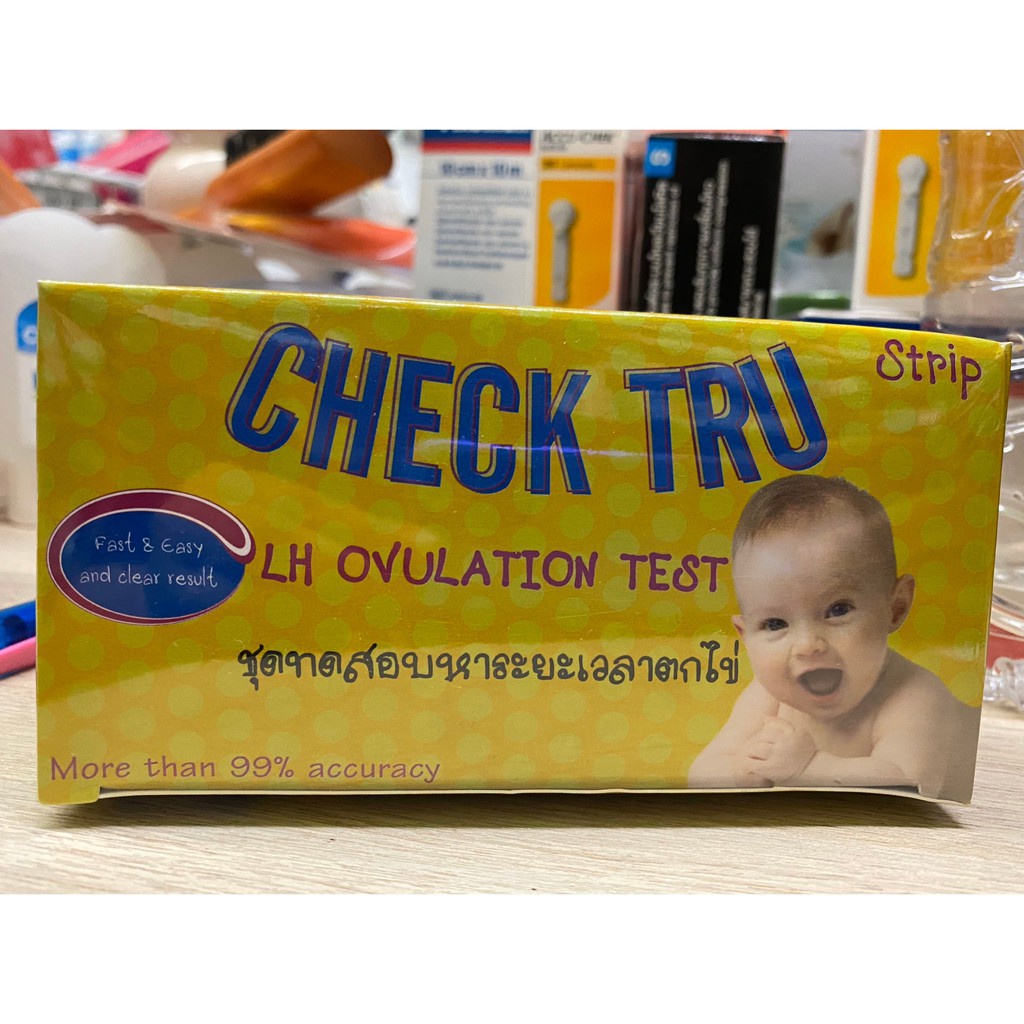 Check Tru ของแท้100% ตรวจไข่ตก ชุดทดสอบหาระยะเวลาตกไข่ มี 5 ชุดทดสอบต่อ ...
