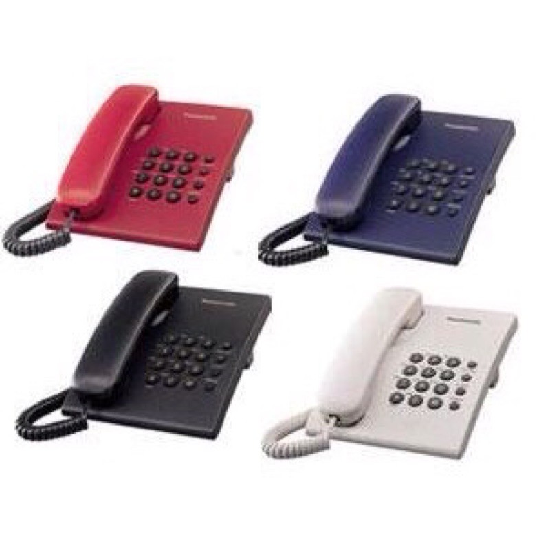 ภาพหน้าปกสินค้าPanasonic โทรศัพท์บ้าน โทรศัพท์มีสาย โทรศัพท์สำนักงาน รุ่น KX-TS500 เครื่องโทรศัพท์บ้าน รุ่น kx-ts500 โทรศัพท์de