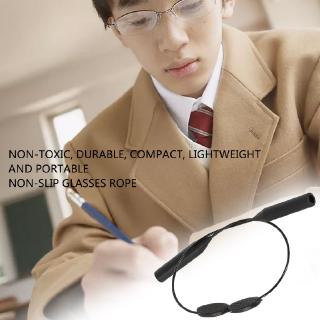 เชือกแว่นตา สายเชือกคล้องแว่นตา สายคล้องแว่น สายคล้องแมส 2อย่างใน1 อุปกรณ์แว่นตา กันลื่น ปรับสายได้ Adjustable Eyeglass Cord