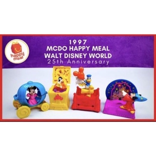 Walt Disney World 25th Anniversary Happy Meal McDonald’s Year 1997 Limited ครบชุดคะ