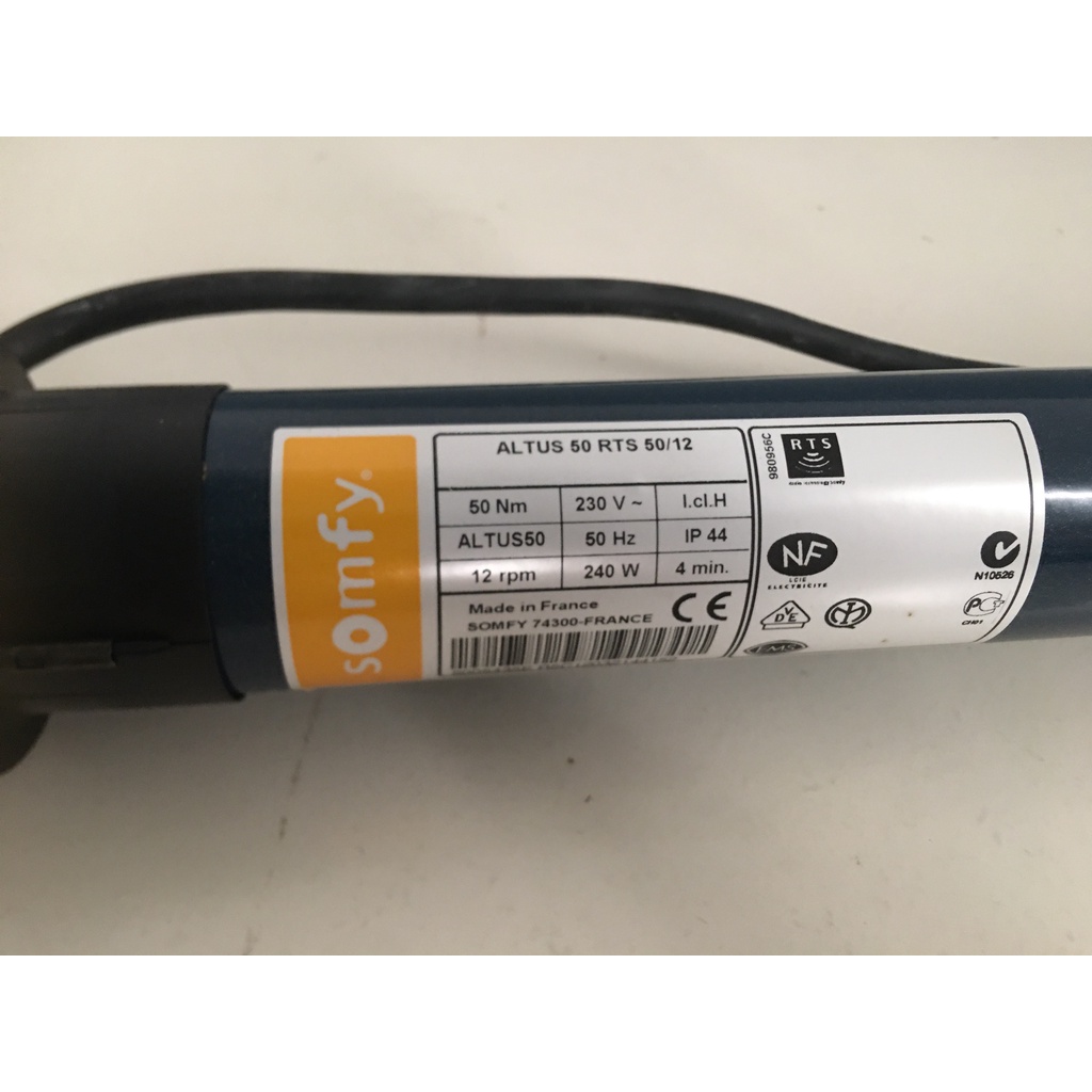มอเตอร์ Somfy Altus 50 RTS 50/12 ผ้าม่านไฟฟ้า ผลิตและ นำเข้า ฝรั่งเศส ...