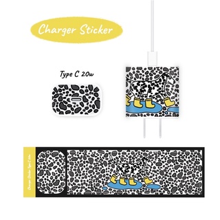 Dalmatian in yellow boots - Charger Sticker