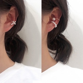 ภาพหน้าปกสินค้าต่างหูหนีบมุก เซต3ชิ้น earcuff ต่างหูเกี่ยว ไม่ต้องเจาะ ที่เกี่ยวข้อง