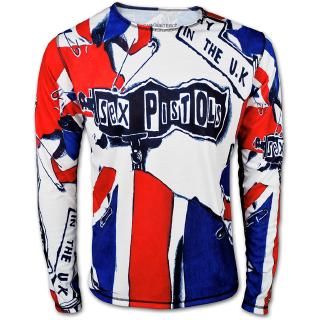 เสื้อกีฬาแขนยาว ลายทีมวิบาก BMX Downhill สําหรับผู้ชาย 2024