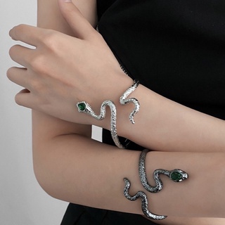 🔥Sale🔥สร้อยข้อมือรูปงูประดับเพชร MAMAMOO Snake Bangle พร้อมส่ง