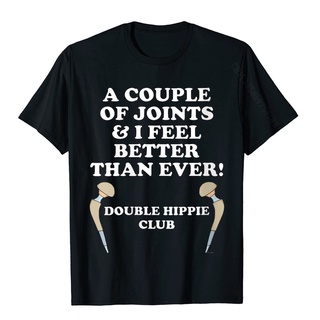 เสื้อยืดผ้าฝ้ายพิมพ์ลายคลาสสิก เสื้อยืด พิมพ์ลาย Wos Hip Replacet DOUBLE HIPPIE CLUB สไตล์คลาสสิก ไม่ซ้ําใคร สําหรับผู้ช