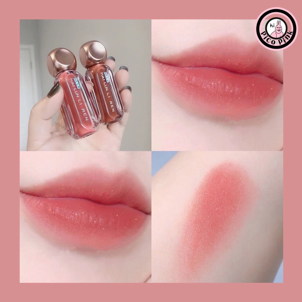 ลิปสติกซอฟท์เวลเวท HAI LUN LI REN เนื้อกำมหยี่สไตล์เกาหลี | Shopee Thailand