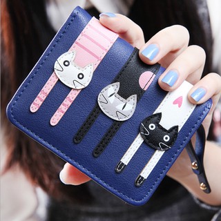 พร้อมส่ง!!!กระเป๋าสตางค์ กระเป๋าเงิน wallet รุุ่น BA-106(สีน้ำเงิน)