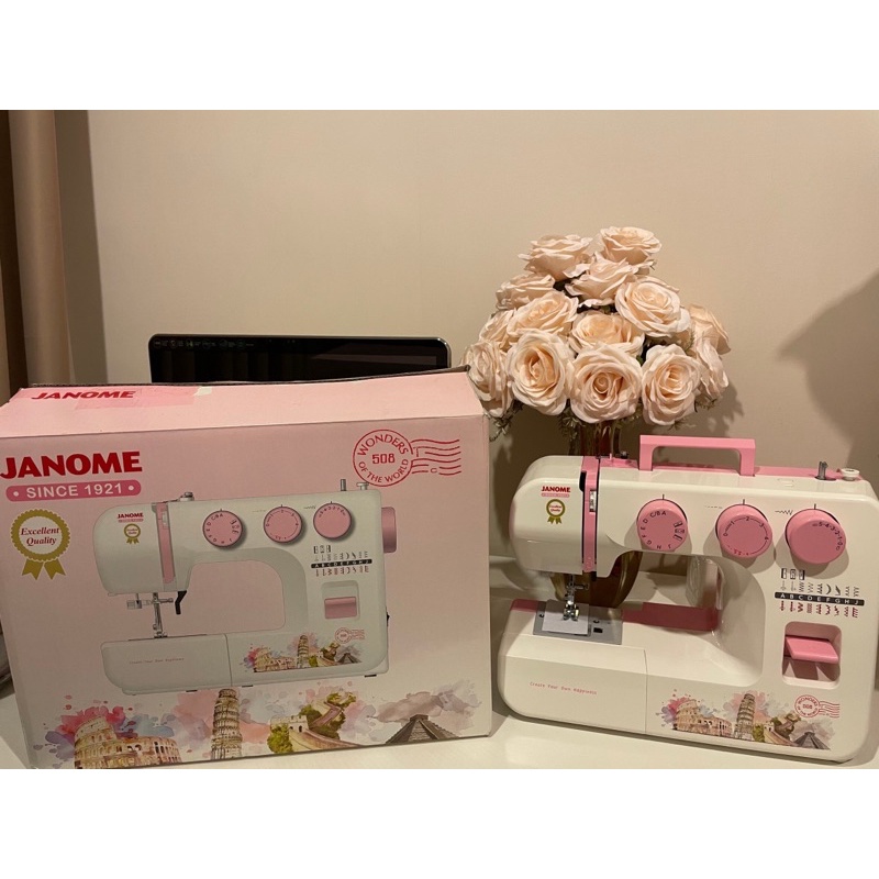 จักรไฟฟ้า Janome 19 ลาย ถักรังดุมได้ สภาพใหม่มากกก | Shopee Thailand