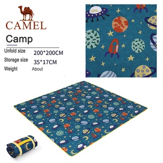 CAMEL CROWN เสื่อปิกนิก กลางแจ้ง เสื่อปิกนิก กันความชื้น เสื่อตั้งแคมป์ ผ้าปิกนิก