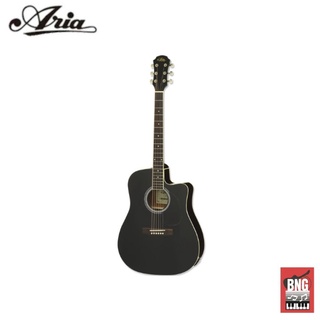 ARIA AWN-15CE BK กีตาร์โปร่งไฟฟ้า แอเรีย Acoustic Guitars