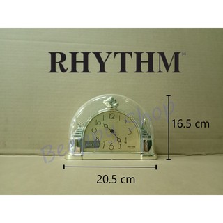 นาฬิกาตั้งโต๊ะ  นาฬิกาประดับห้อง  RHYTHM รุ่น 4RG478 ของแท้