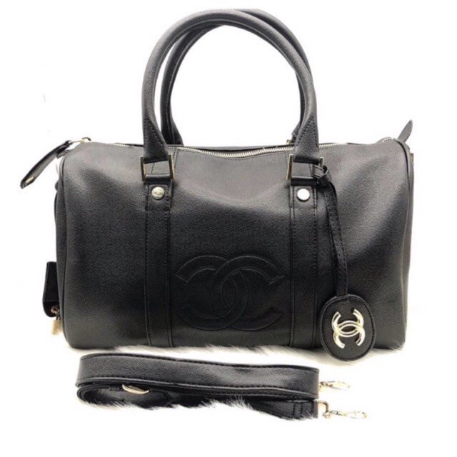 พร้อมส่ง-vip-gift-premium-gift-ของแท้-กระเป๋าเดินทาง-cc-mini-travel-boston-pu-bag