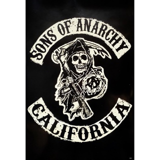 โปสเตอร์ Sons of Anarchy บุตรแห่งอนาธิปไตย รูป ภาพ หนัง ติดผนัง สวยๆ Movie poster 34.5 x 23.5 นิ้ว (88x60 ซม.โดยประมาณ)