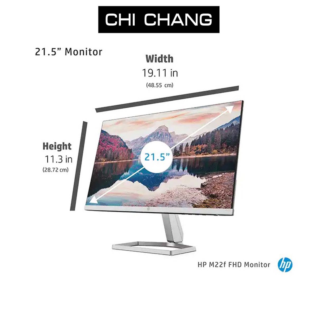 สินค้าโชว์หน้าร้าน-จอคอม-hp-monitor-m22f-21-5-fhd-ips-75hz-srgb-99-amd-freesync