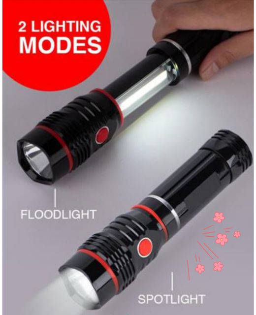 ไฟฉายพกพา-retractable-flashlight-ไฟฉายอเนกประสงค์