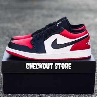 Nike Air Jordan 1 Low “Bred Toe” [แท้💯%]