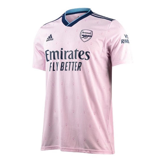ADIDAS ARSENAL 2022/2023 THIRD REPLICA JERSEY PINK | Shopee Thailand