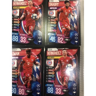 2019-20 Topps Match Attax Bayern Munchen