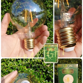 หลอดไฟ LED Vintage E27 รุ่น StylishทรงG95 4w แสงวอร์ม Warm / Liton