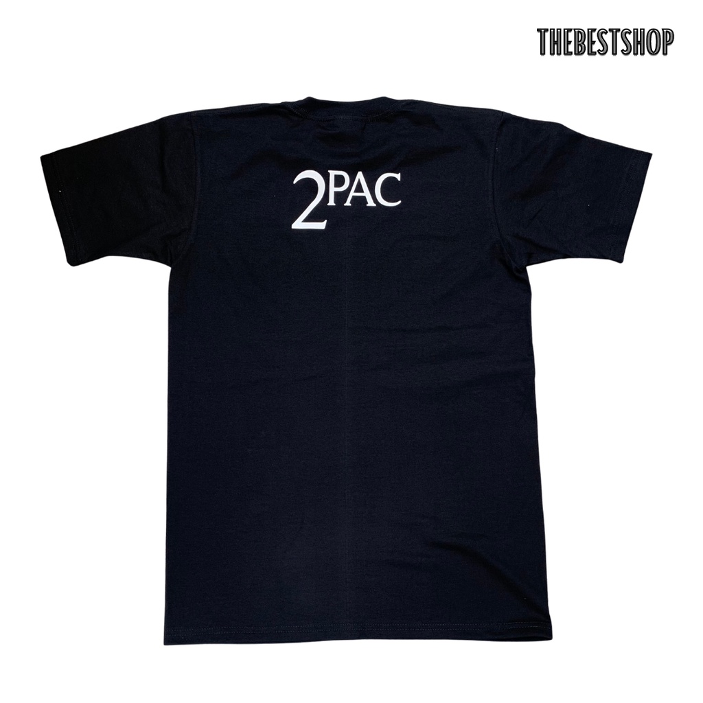 เสื้อยืดสกรีนลายวง-tupac-สกรีนหน้าหลัง-ลายสวย-สกรีนสวย-เวื้อวงร็อค-หญิงชายใส่ได้