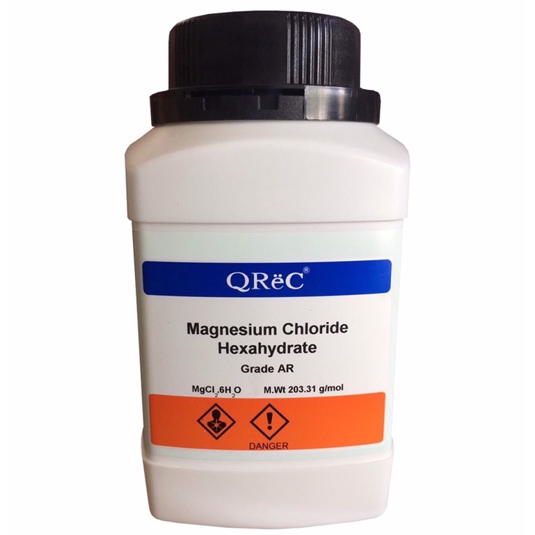 (M1014) Magnesium Chloride Hexahydrate, AR Grade 500g / 1 kg ยี่ห้อ