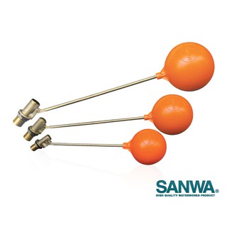 วาล์วลูกลอย    SANWA  ขนาด 1/2นิ้ว  ,  3/4นิ้ว  ,  1นิ้ว