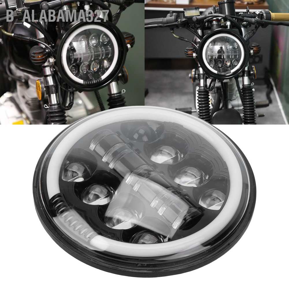 b-alabama327-ไฟหน้ารถจักรยานยนต์-led-8-ดวง-7-นิ้ว-6500k-7000k-4400lm-ip67-12v