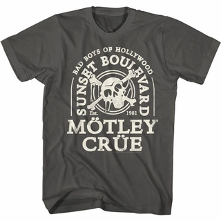 เสื้อผ้าผชเสื้อยืด พิมพ์ลายหัวกะโหลก Motley Crue Drip สําหรับผู้ใหญ่S-5XL