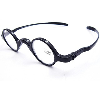 สินค้า (ส่งฟรี)แว่นตาอ่านหนังสือทรง Vintage รุ่น TR702 Shadow black ( ดำเงา )
