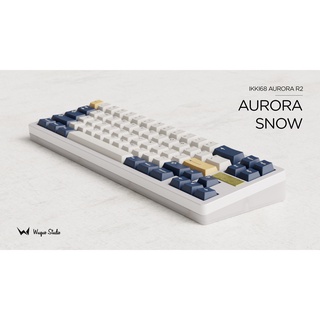 ภาพหน้าปกสินค้าWuque Studio Aurora R2  Custom keyboard ตัวล่าสุด Gasket mount (poron gasket set), Hot-swap ที่เกี่ยวข้อง