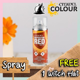 (Spray) MEPHISTON RED SPRAY : Citadel Paint แถมฟรี 1 Floor Tile