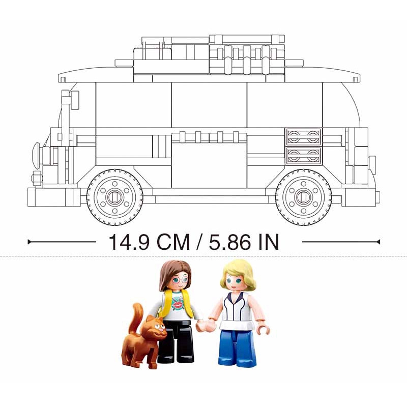 227pcs-sluban-0707-van-bus-building-blocks-city-car-series-minifigure-bricks-children-toys-compatible-with-ingly