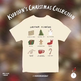 New👕เสื้อยืด Kudsuns Holiday Collection - Christmas Elements