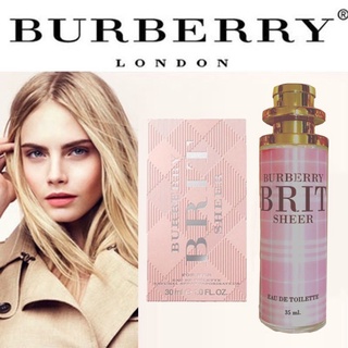 ภาพหน้าปกสินค้าน้ำหอมผู้หญิง บลูเบอรี่ บริท เชียร์ BURBERRY Brit Sheer for Her EDT 35 ml. หอม หวาน ดอกไม้นานาพรรณ กลิ่นเย้ายวน ซึ่งคุณอาจชอบราคาและรีวิวของสินค้านี้