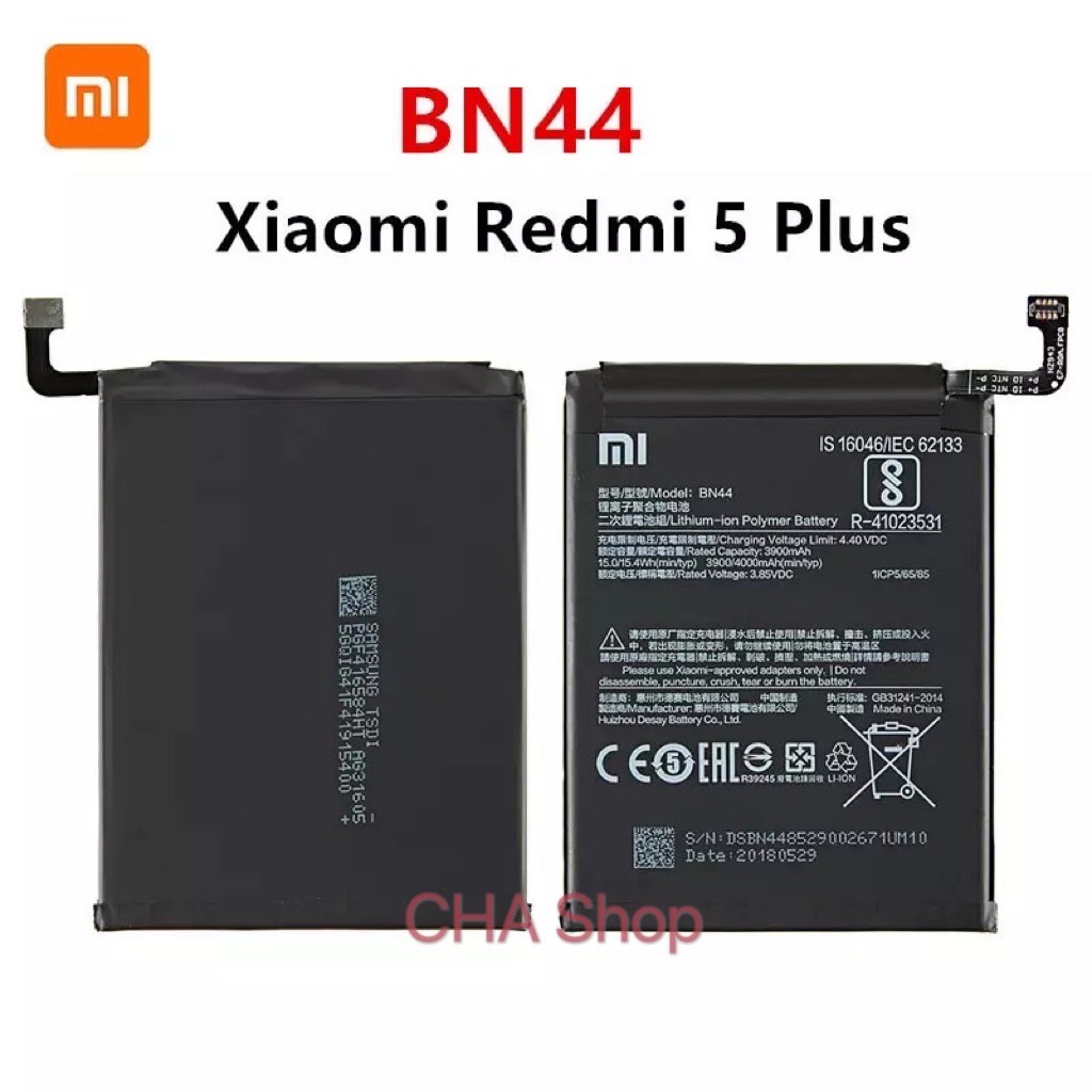 แบตเตอรี่ Xiaomi Redmi 5 Plus (BN44) แบต Redmi 5 Plus Battery Xiaomi ...