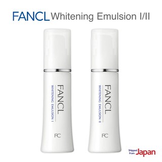 FANCL(ฟังเคล) New Whitening Emulsion 30ml Light Type / Moist Type เซรั่มบำรุงผิว New Medicated Whitening Lotion Moisturizer