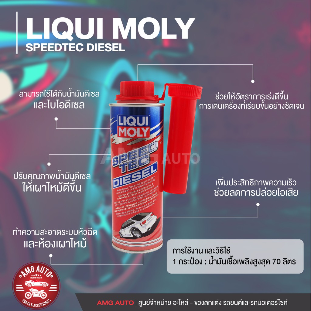 liqui-moly-speed-tec-diesel-ขนาด-250-ml-น้ำยาเพิ่มอัตราเร่ง-เครื่องยนต์-ดีเซล-ใช้กับน้ำมันเชื้อเพลิงเท่านั้น-lm0056