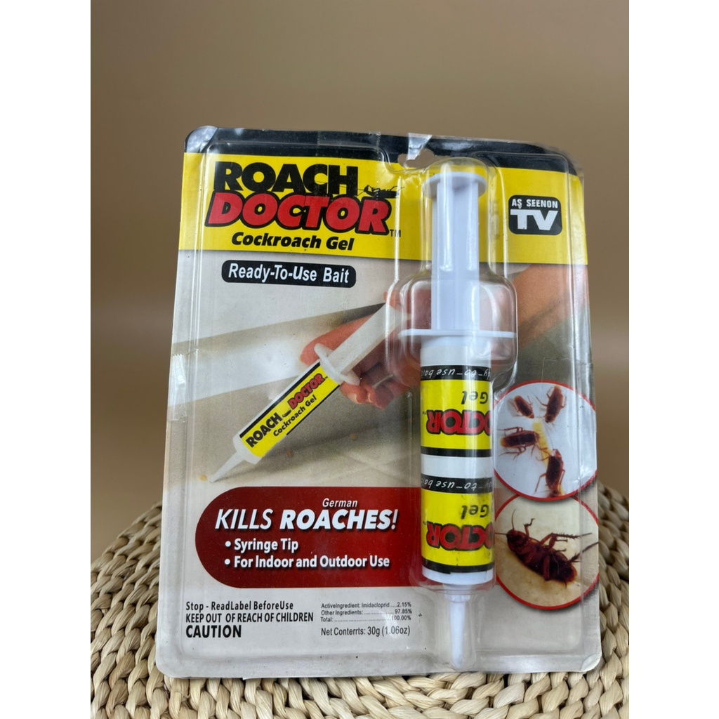 roach doctor เจลฆ่าแมลงสาบยกลัง แค่หยอดๆ ก็ปลอดแมลงสาบ roach doctor gel ...